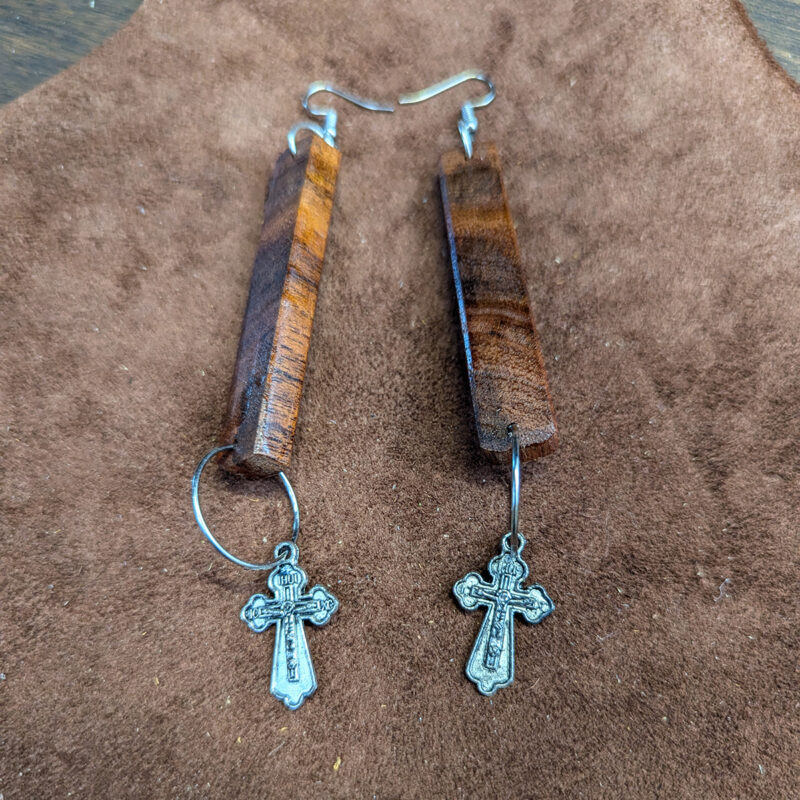 Mesquite Cross Dangle Earrings