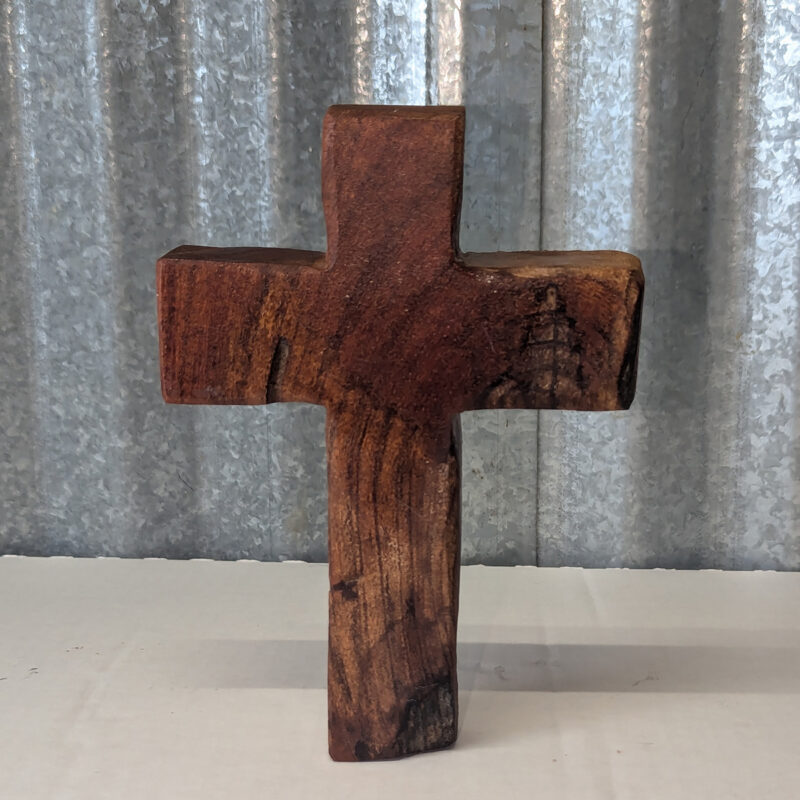 Weathered Mesquite Cross 5" x 7"