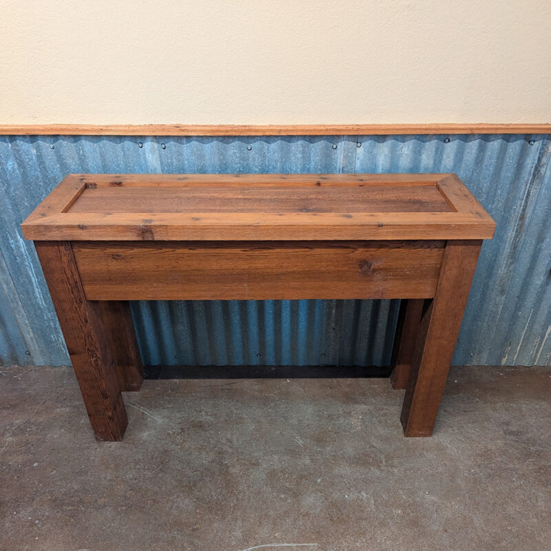 Rough Western Cedar Console Table<br><br><b>$589 - Add To Cart For Shipping Quote</b> - Image 3