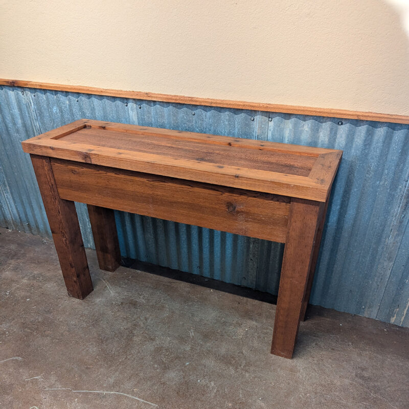Rough Western Cedar Console Table<br><br><b>$589 - Add To Cart For Shipping Quote</b> - Image 2