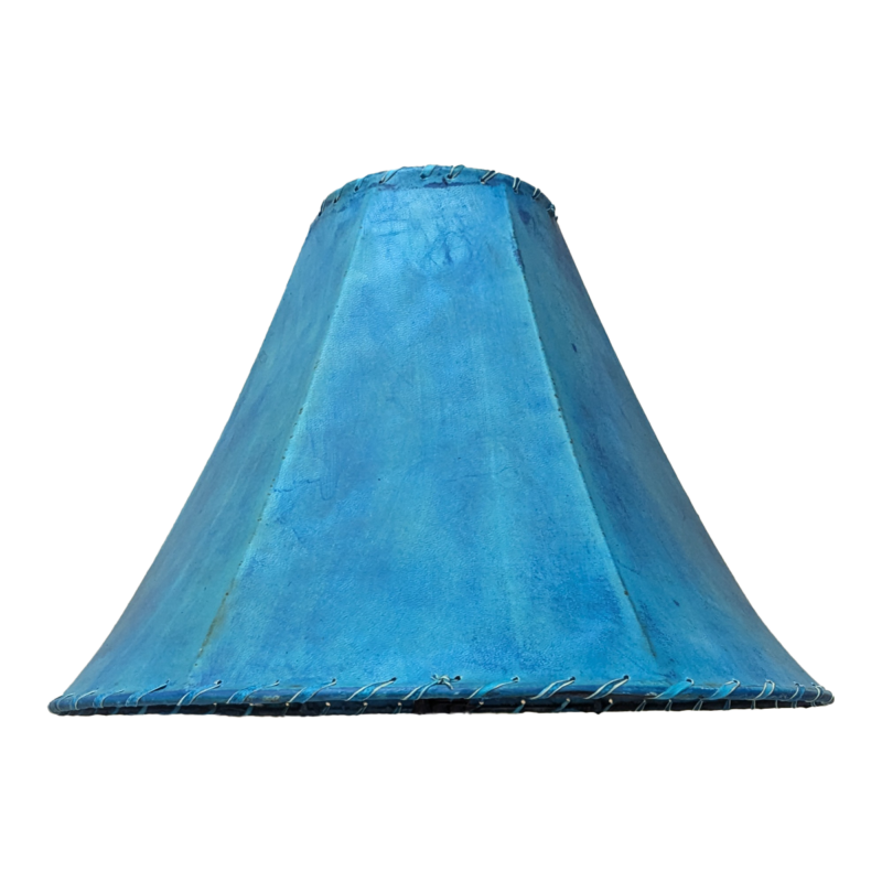 Turquoise Rawhide Lamp Shade