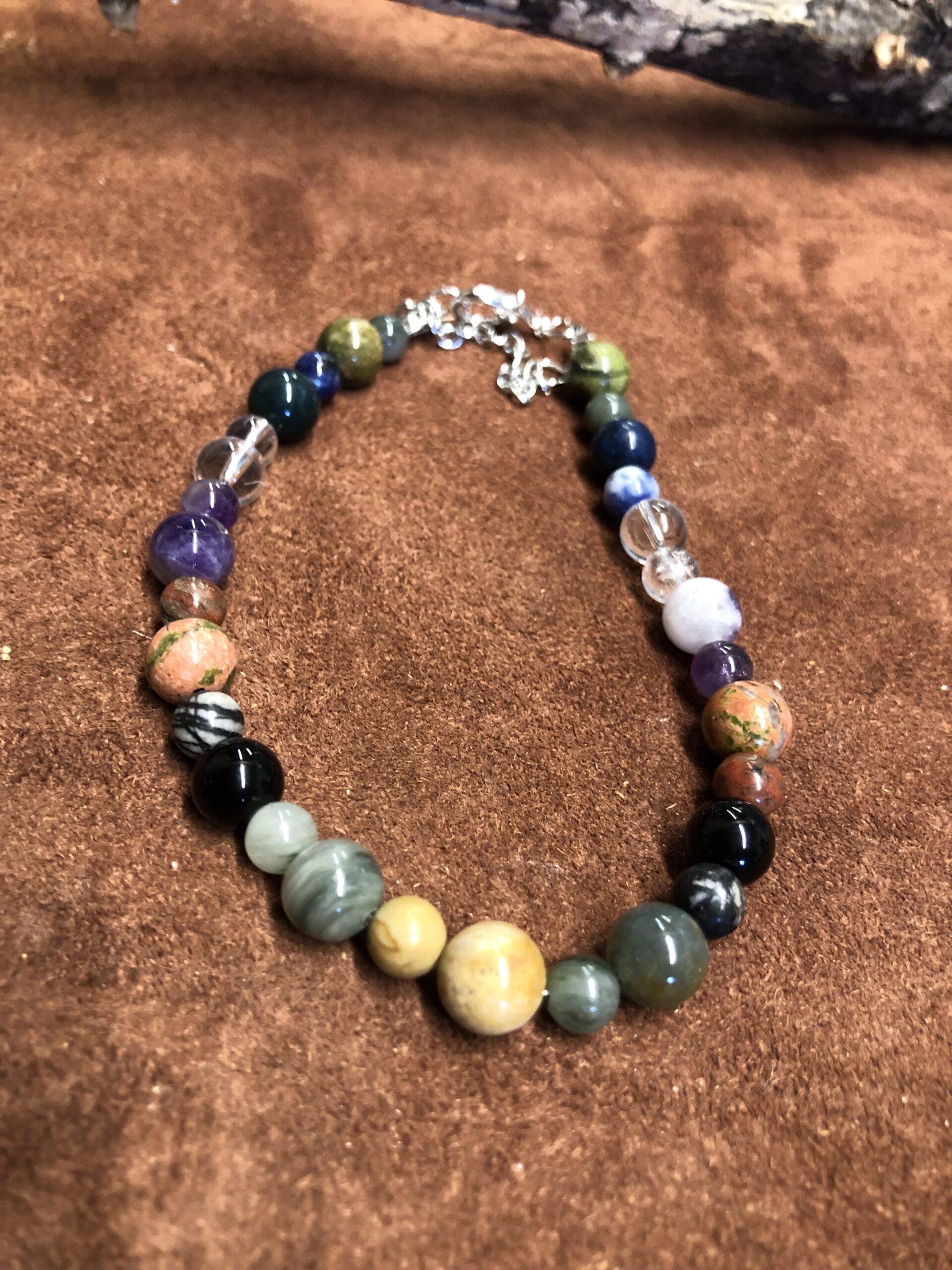 Multicolored and Multipatterned Bead Bracelet